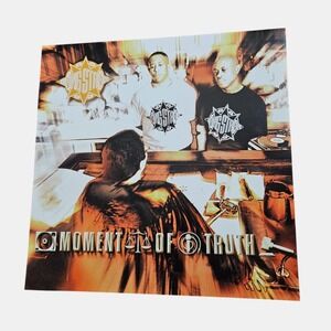 Gang Starr Moment Of Truth 1998 Promo Flat Poster 12x12 	Double Sided Noo Trybe